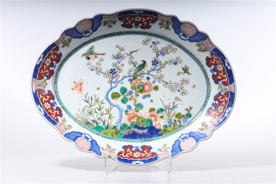 Chinese enameled porcelain platter  2adaab