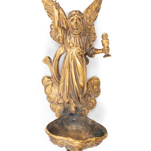 A Continental Gilt Bronze Figural