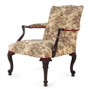 A George III Style Open Armchair 19th 2adb1f