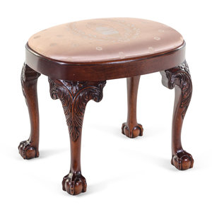 A Chippendale Style Carved Mahogany