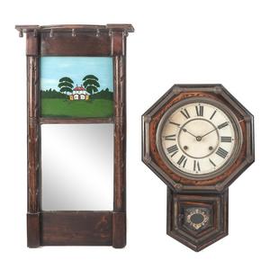 An American Mahogany Mirror and