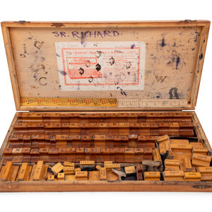 A Fulton Cased Set of Printing