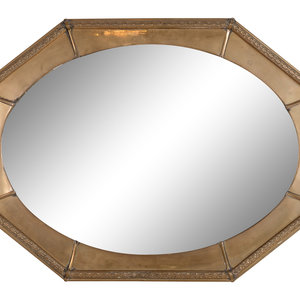 A Pressed Brass Mirror 20th Century Height 2adb54