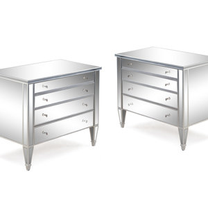 A Pair of Mirrored Commodes Late 2adb7a