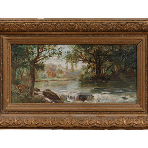 Artist Unknown 19th Century Landscape oil 2adc70