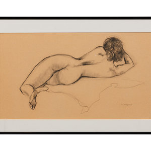 Artist Unknown 20th Century Nude sketch signed 2adc79