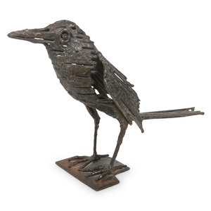 Simon Ybarra (American, 1913-2003)
Crow
bronze
signed