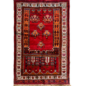 A Turkish Wool Prayer Rug Second 2adcd9