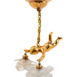 A Louis XV Style Gilt Metal and