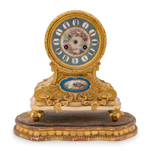 A Louis XVI Style Gilt Bronze and