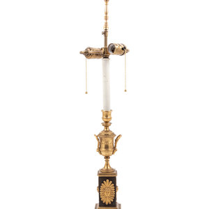 An Empire Gilt Bronze Table Lamp 19th 2addd8