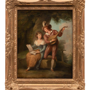French School, 19th Century
A Courting