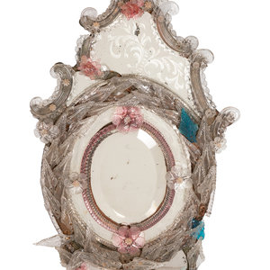 A Venetian Etched Glass Mirror
Early