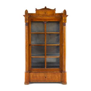 A Biedermeier Walnut Bookcase 19th 2ade7c