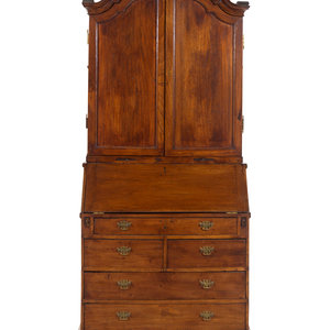 A George II Walnut Secretary Bookcase 18th 2adf5c