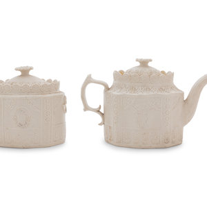 An English Stoneware Teapot and