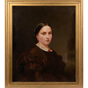 American School 19th Century Portrait 2ae02b