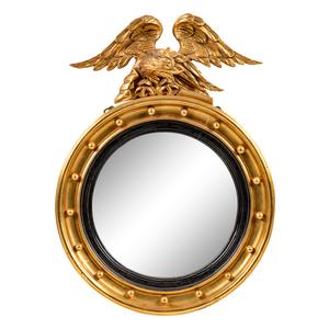 A Federal Style Giltwood Convex