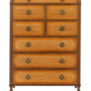 A Kittinger Federal Style Satinwood