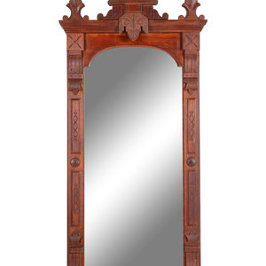 A Victorian Carved Mahogany Mirror
19th