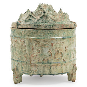 A Chinese Green Glazed Pottery