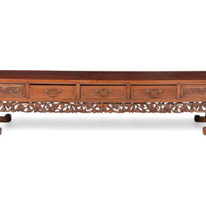 A Chinese Export Hardwood Low Table 20th 2ae07a