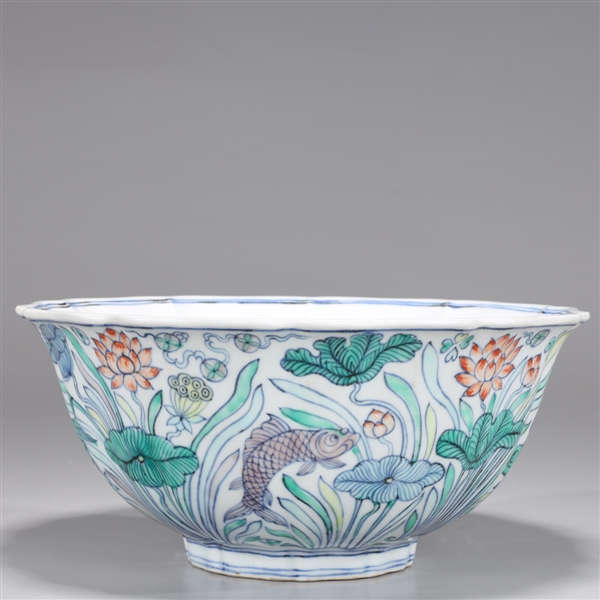 Large Chinese Famille Verte porcelain 2ab98b