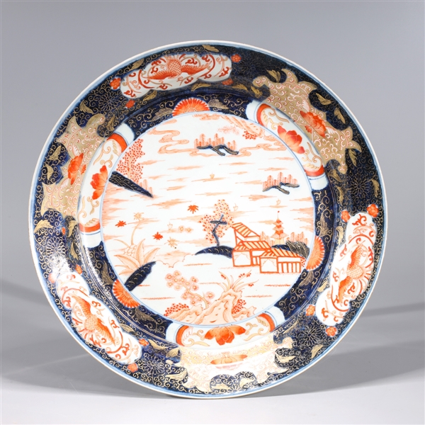 Chinese red and blue porcelain