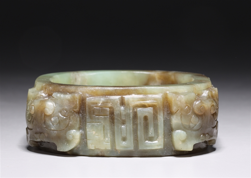 Chinese elaborately carved jade