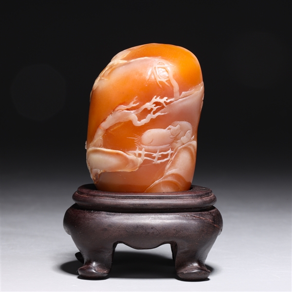 Chinese carved Shoushan stone small 2ab9d4