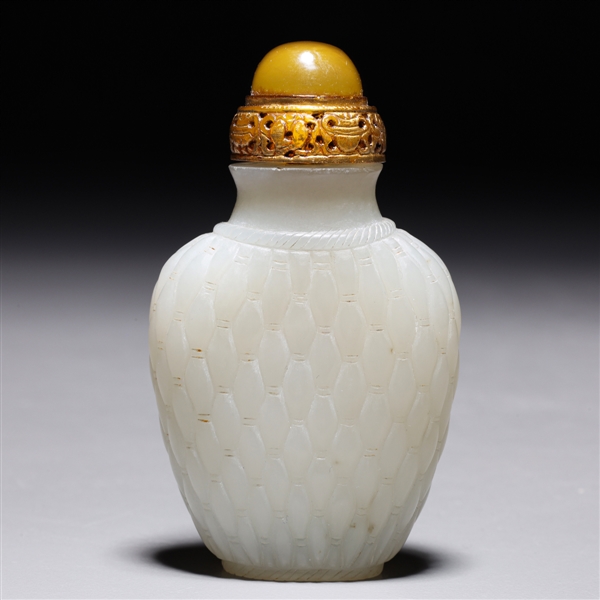 Chinese carved white jade or hardstone 2aba12