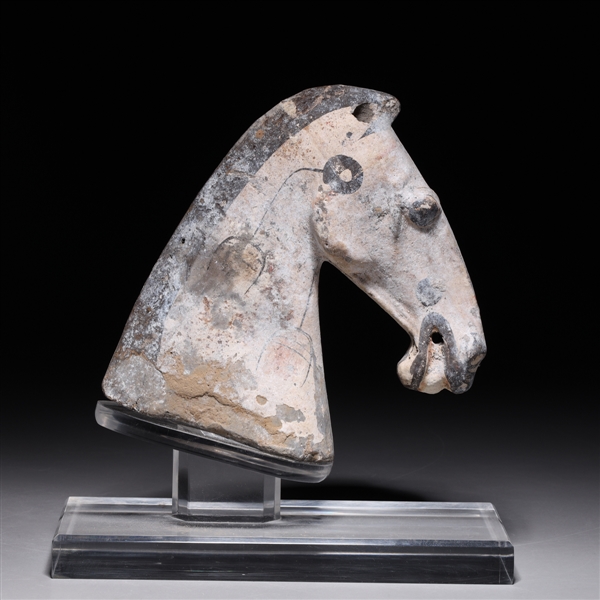 Chinese Han Dynasty pottery horse