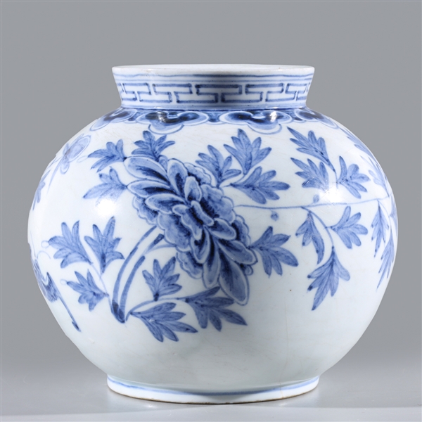 Finely painted Korean blue and