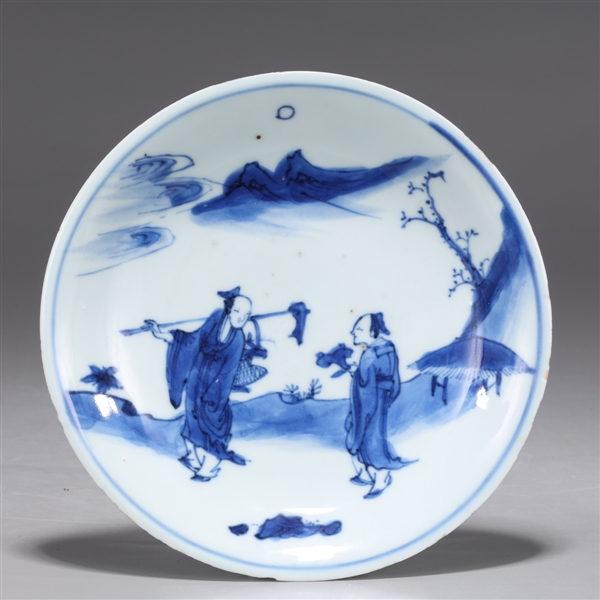 Antique Chinese 17th century blue