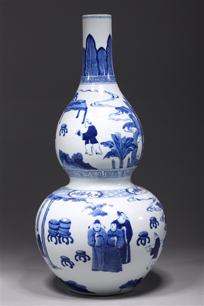 Chinese blue and white double gourd 2abacd