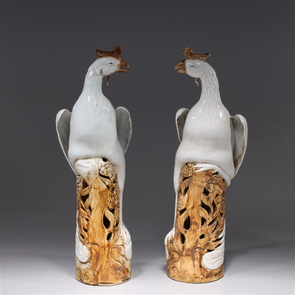 Pair of Chinese porcelain phoenix 2abad4