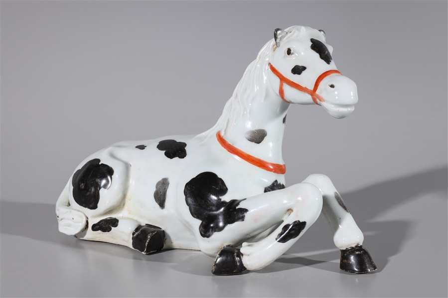 Chinese enameled porcelain horse 2abafd