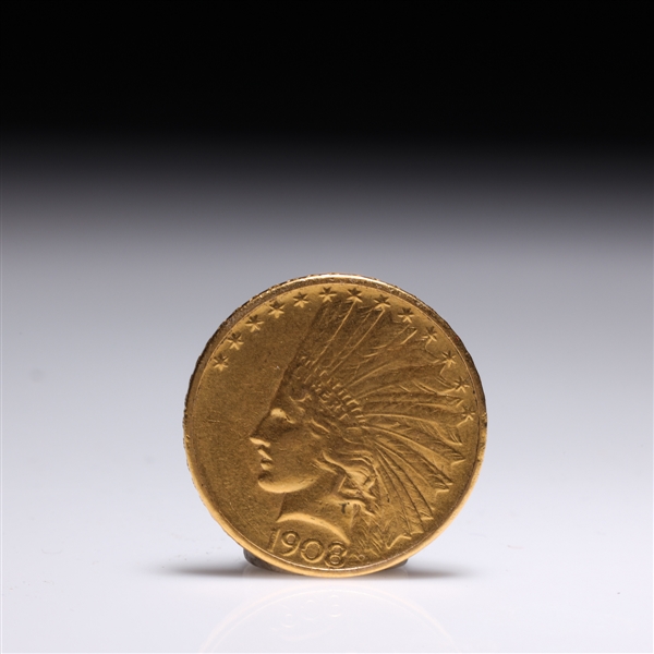 1908 U S Indian head gold coin  2abb2e