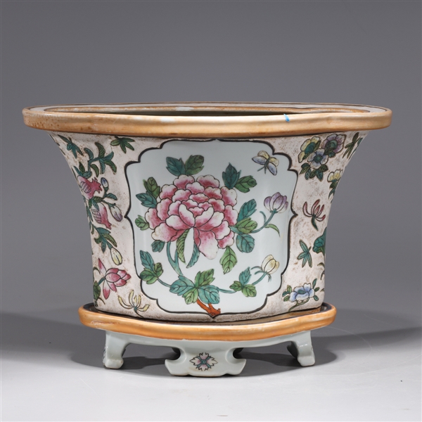 Chinese famille rose enameled porcelain