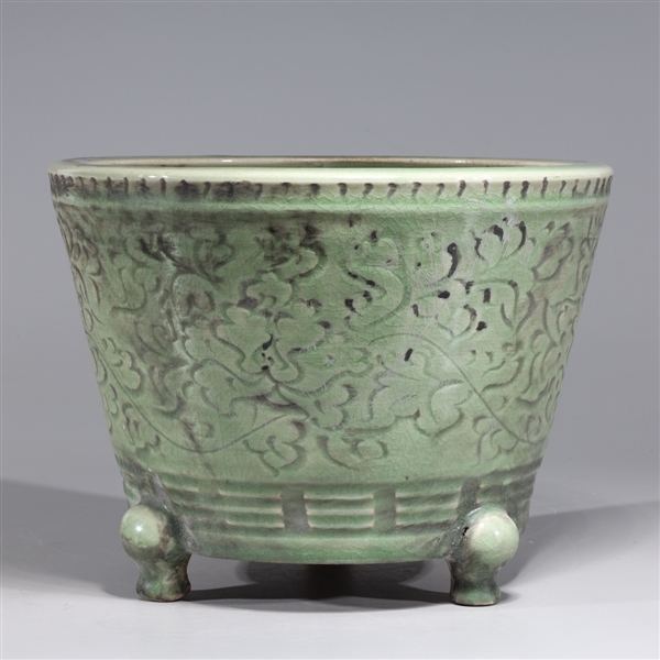 Large Chinese celadon glazed porcelain