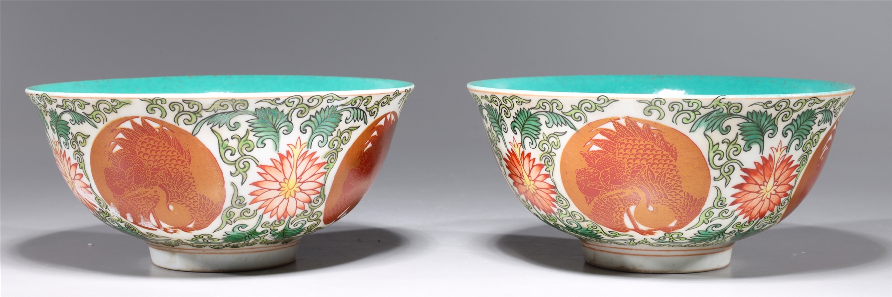 Two Chinese famille verte enameled 2abc95