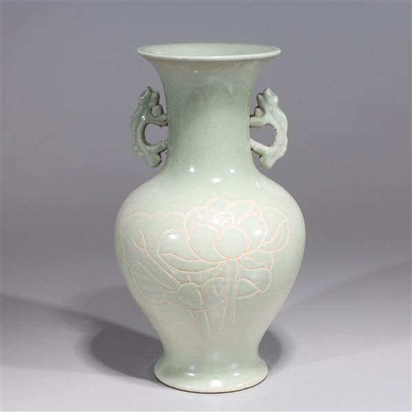 Chinese celadon glazed green porcelain