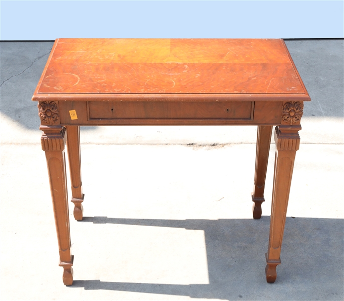 Vintage carved wood side table 2abcfb