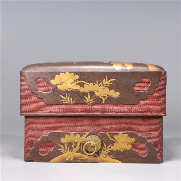 Vintage Japanese sewing box with
