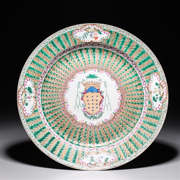 Chinese famille verte enameled