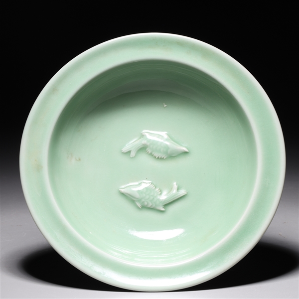 Chinese celadon glazed bowl with