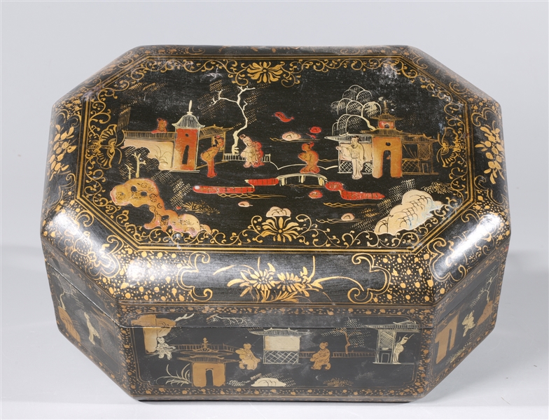 Chinese gilt lacquer covered box 2abe65