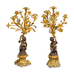 A Pair of Louis XV Style Gilt and 2abf11