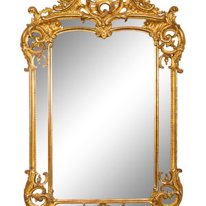 A Louis XV Style Giltwood Mirror
19TH