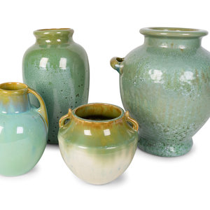 Four Fulper Art Pottery Vases CIRCA 2abf66